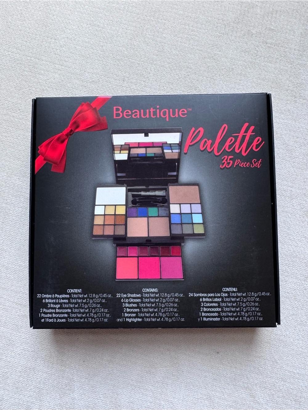 Beautique Palette - Black with Pink Accents